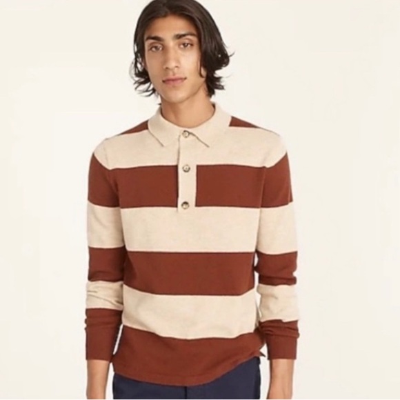 J. Crew Other - J. Crew Men's Rugged Merino Rugby Sweater (L)